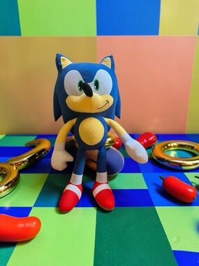 Sonic the Hedgehog 34” Styrofoam Filled Plush Toy